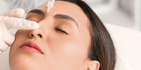 Young lady undergoing Rhinoplasty 