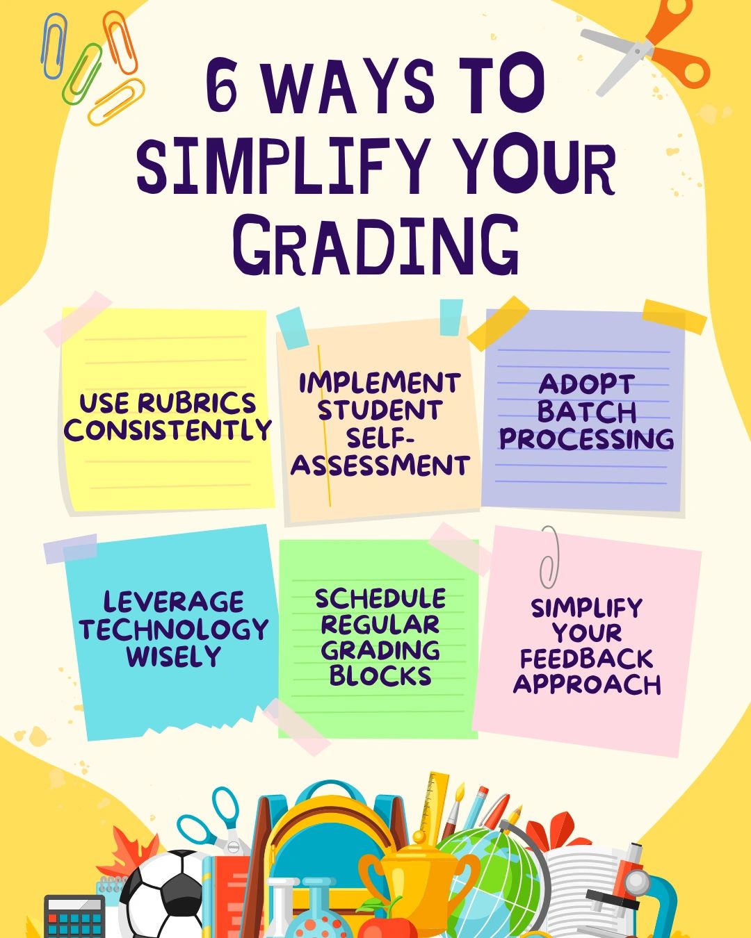 6 Ways to Simplify Your Grading