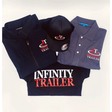 Embroidery, polos, hats, quarter zips, t-shirts, screen printing.