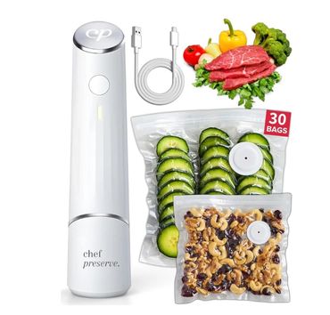 Rid storage containers and preserve food. Salad bags, chips, or whatever.