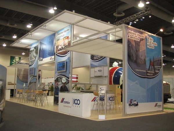 Octanorm Aluminum Extrusion trade show booth exhibit