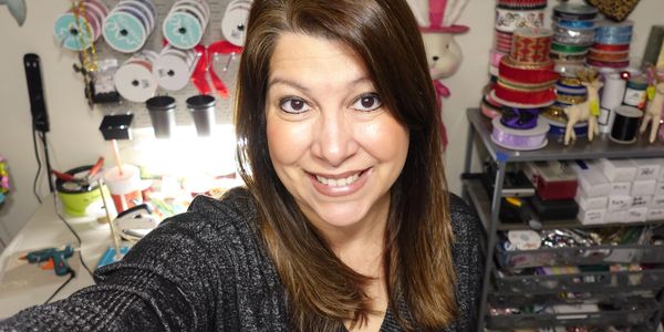Maria D, owner and designer of The Wreath Meshine