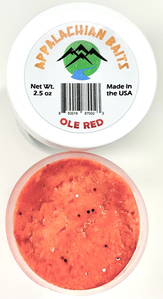 OLE RED, Soft Sinking Dough Bait, Scented, 2.5 oz