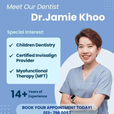 Dentist Dr. Jamie Khoo specializing in children dentistry and Invisalign.