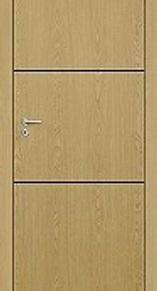 Light wood door with horizontal panels, perfect for modern and natural interior design spaces.
