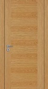 Natural oak wood door with minimalist design, perfect for warm and elegant modern interiors.