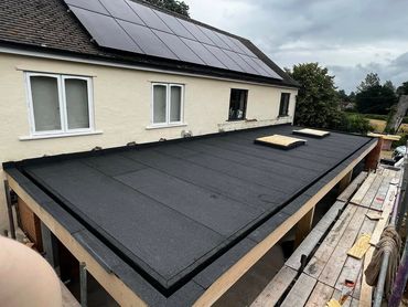 New felt roof by Gergory Adams Roofing