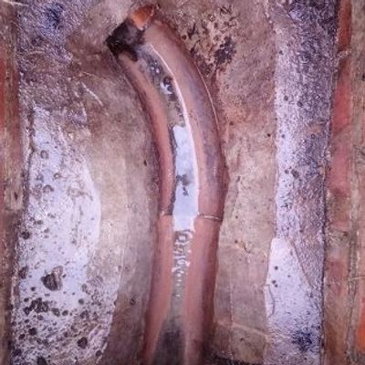 Blocked drain after drain clearance bt High Pressure Water Jetting.