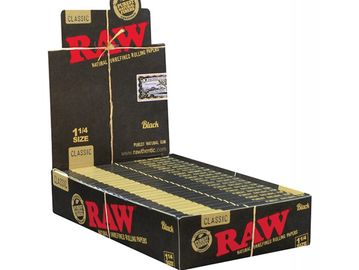 Box of RAW rolling papers.