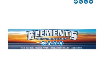 Elements Ultra Thin Rice Papers packaging.