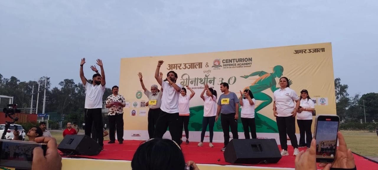 Live performance by our Women Zumba Team led by trainer Nihal Pal at Greenathon event 