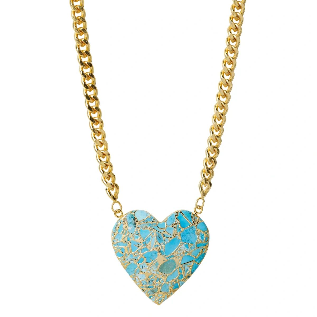 YAA YAA LONDON 'Molten Heart' Necklace