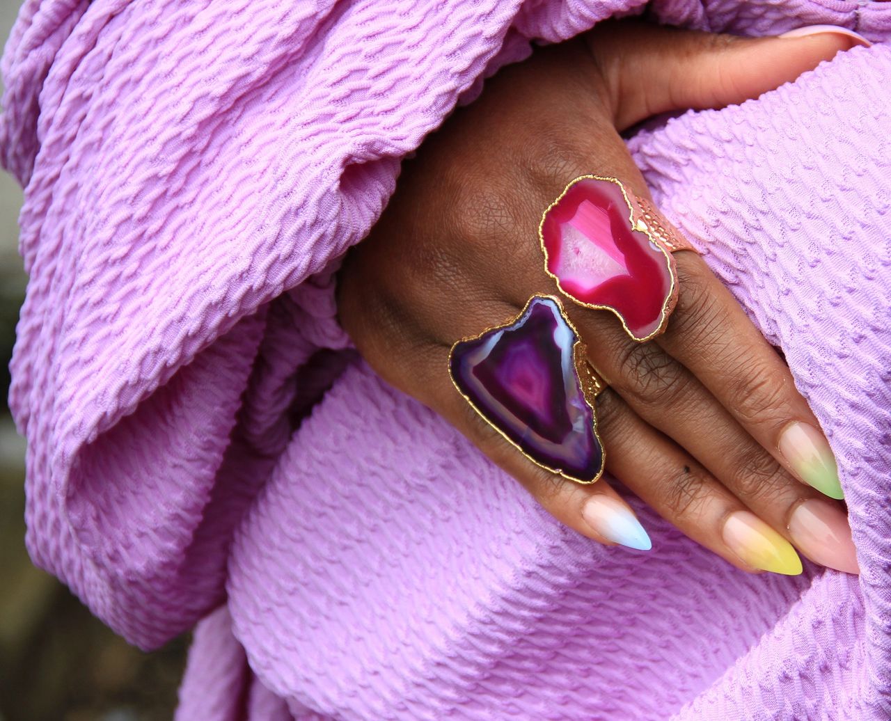 Vivid Ultra Mega Rings by YAA YAA LONDON