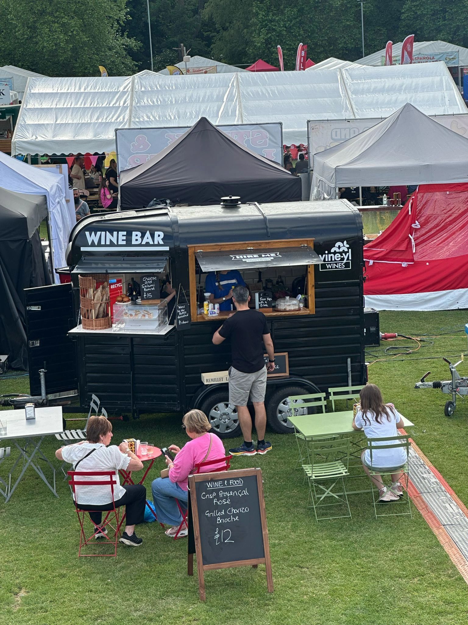 Wine bar food truck