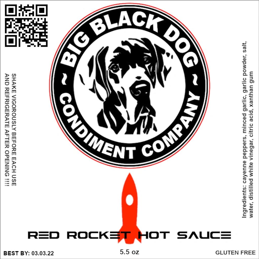 Big Black Dog Condiment Company | Red Rocket Hot Sauce