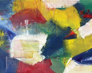 'Devotional Claim.' 2025. Oil on canvas. 16 x 20 in.