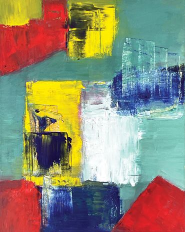 June Reflection. 2025. Oil on canvas. 20 x 16 in.