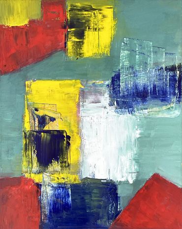 June Reflection. 2025. Oil on canvas. 20 x 16 in.