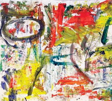 New Year Foresight. 2026. Oil and ink on paper. 14.5 x 16 in.