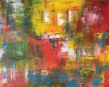 'Producing Soundscape.' 2026. Oil on canvas. 16 x 20 in.