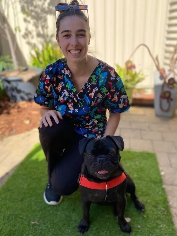 Rehabilitation Therapist and Dog 
