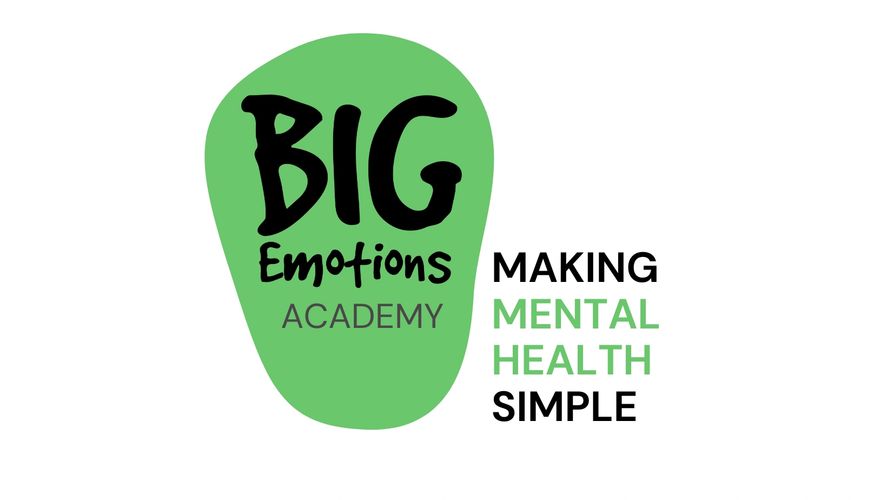 Big Emotions academy logo, nmaking mental health simple