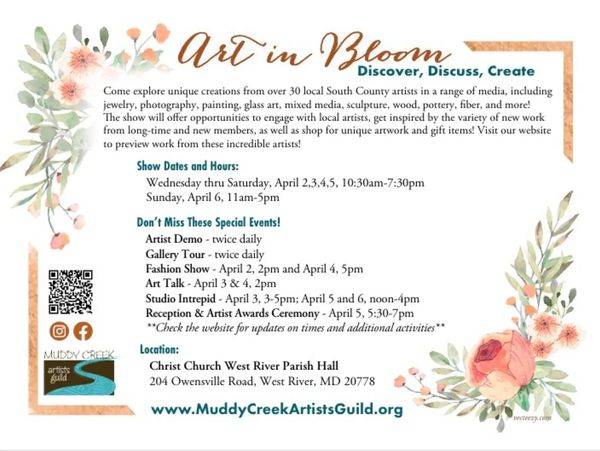 Art in Bloom post card
