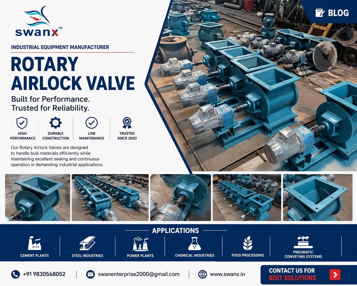What is Rotary Airlock Valve & Importance in Industrial System?