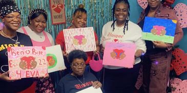 2nd Annual Galentines 
Sip & Paint