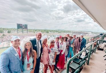Albaugh Family at the 2023 Kentucky Derby