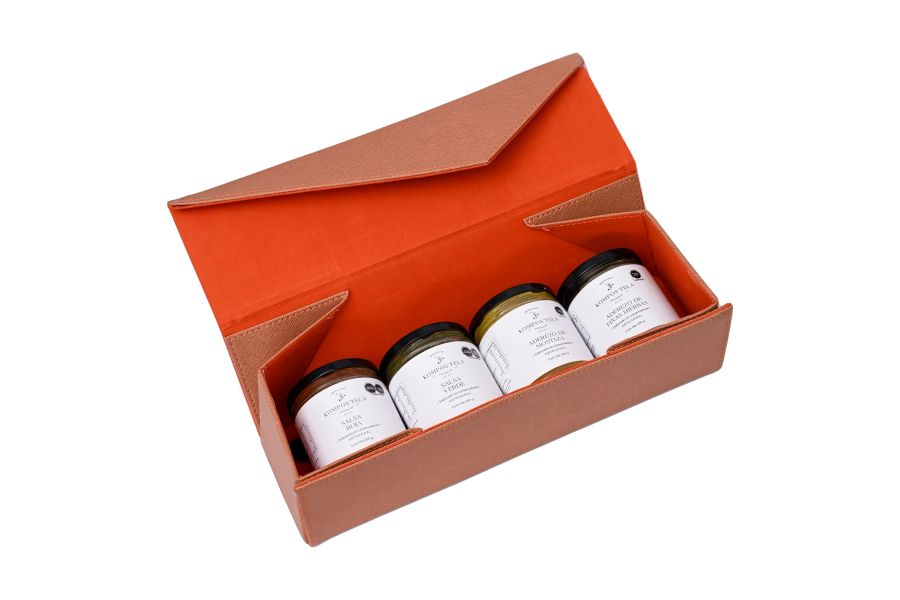 Estuche de salsas dulces