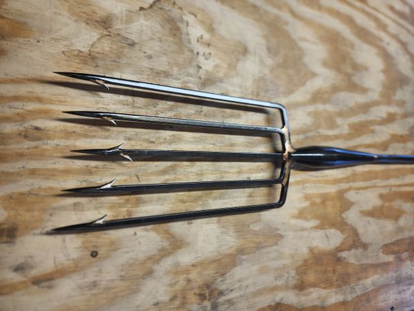 Amish Stainless Steel Fishing Spear 7-tine