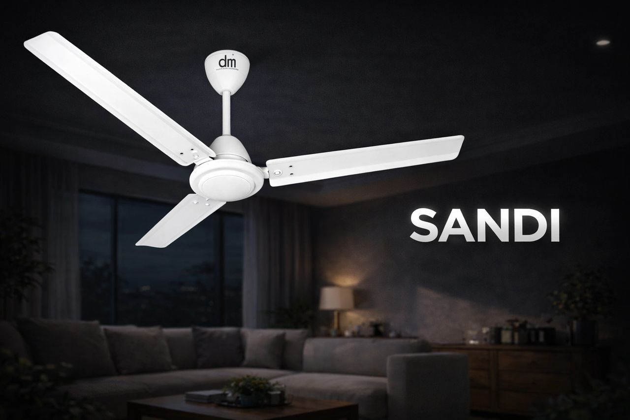 SANDI BLDC Ceiling Fan 28W High Speed | Digital Motors