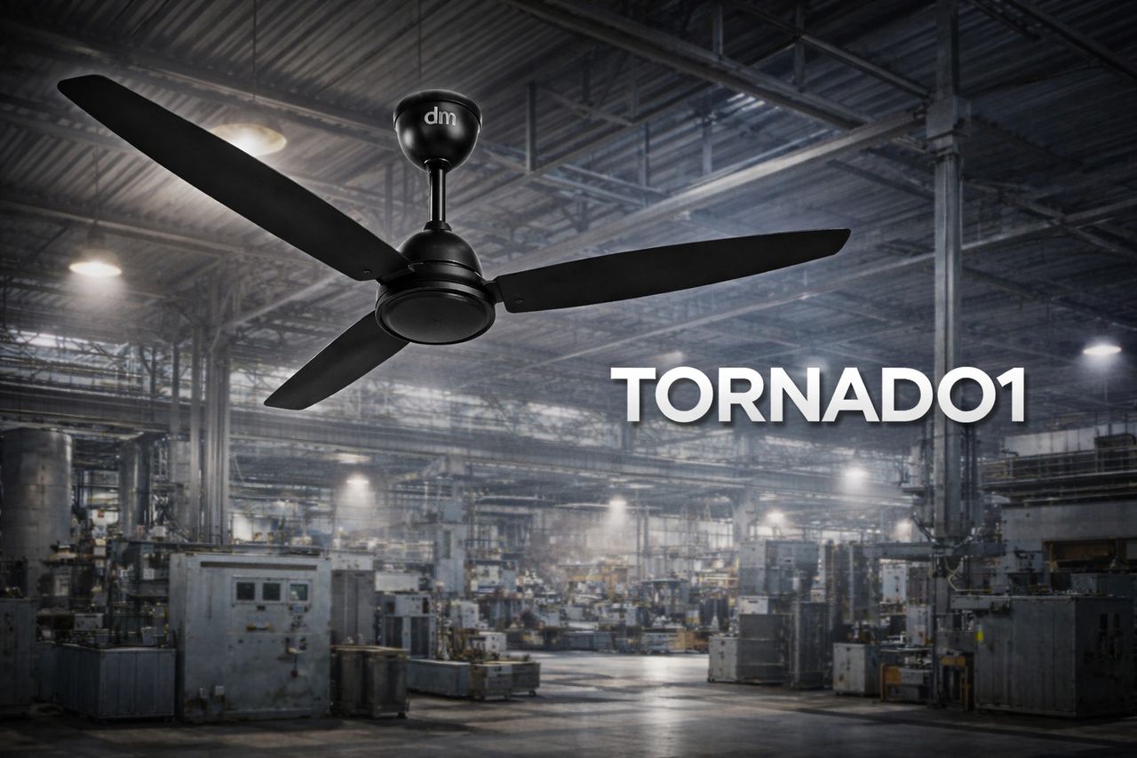 Tornado 1 BLDC Fan High Airflow Large Spaces | Digital Motors