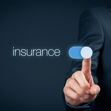 Person activates insurance with a toggle switch.