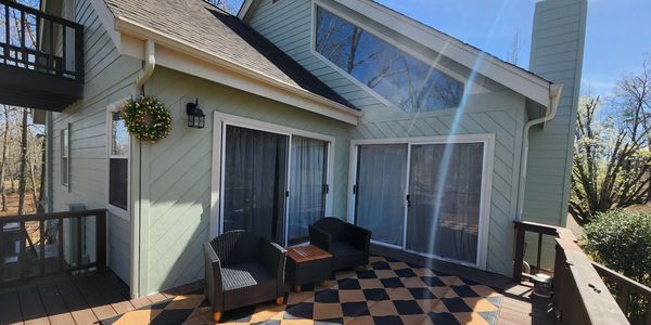 We painted the exterior of this home with top of the line paint from Benjamin Moore's Aura paint lin