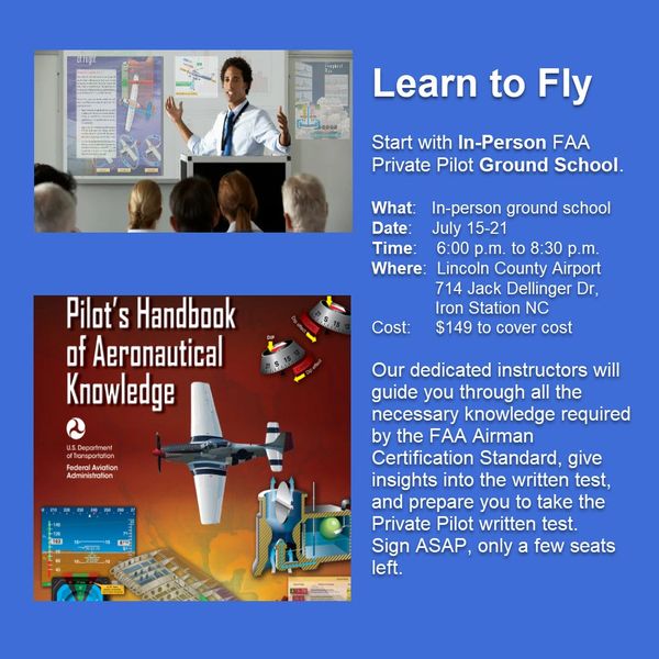 Private Pilot Ground School - in person