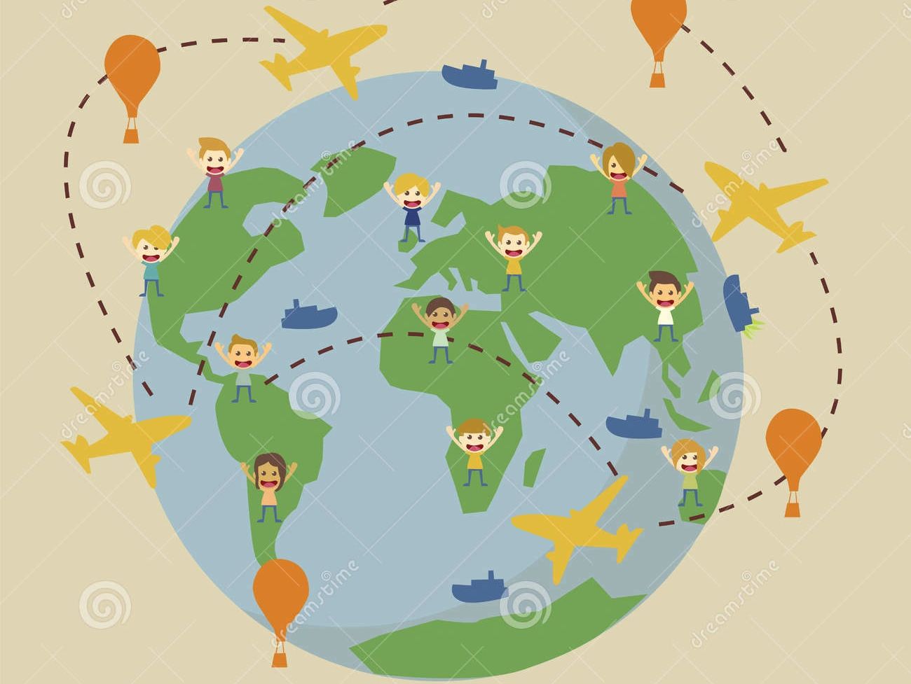 traveling the globe