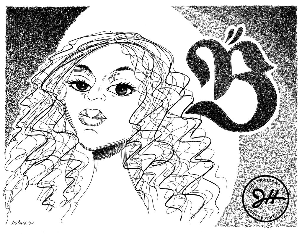 Beyoncé artwork | Original illustration | Limited edition print, hand-signed and numberedl