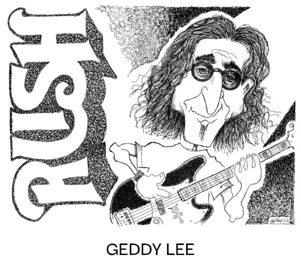 Geddy Lee artwork