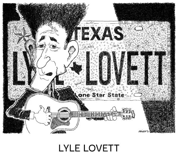 Lyle Lovett artwork
