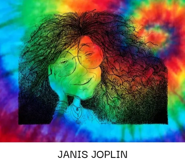 Janis Joplin. artwork