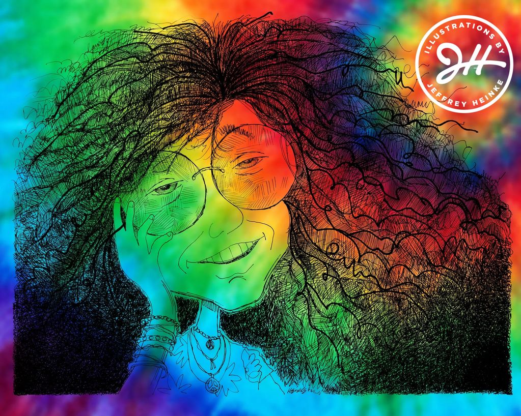 Janis Joplin artwork | Original illustration | Limited edition print, hand-signed and numberedl