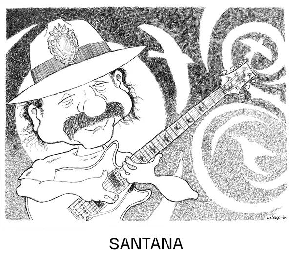 Carlos Santana artwork
