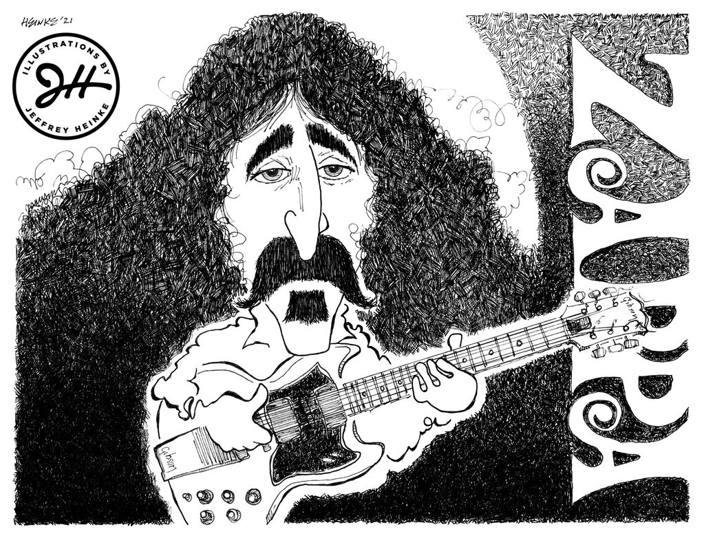 Frank Zappa artwork | Original illustration | Limited edition print, hand-signed and numberedl
