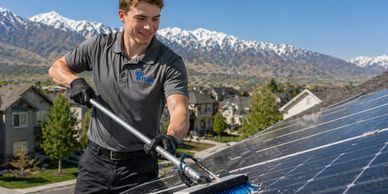 Cleaning solar panels to improve solar output