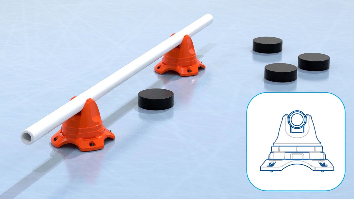 Details about   Hockey-Dot Underpass-X Training Cones Color Pack Hockey Coach Train Passing 