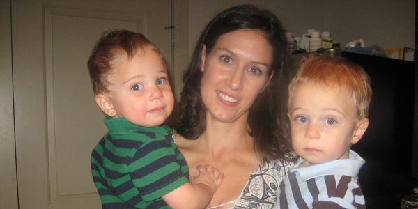 Dr. Marci Around 2011 with twins age 15 months