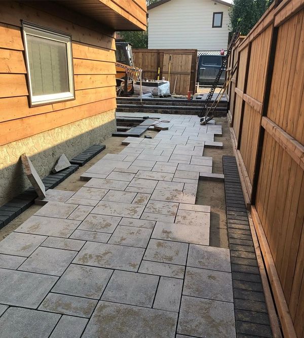 Paver Patio Install