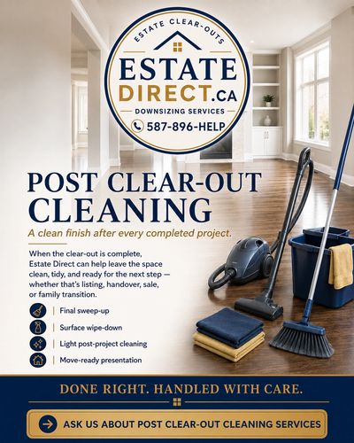 Post Clear-Out Cleaning Services Calgary | Estate Direct